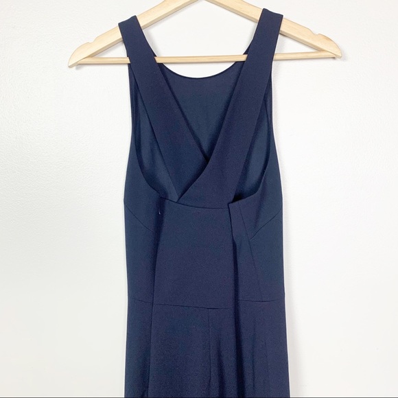 BHLDN Classy Navy Maxi Dress Criss Cross Straps 10 - Picture 7 of 14
